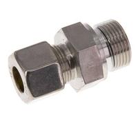 G 3/4'' Male x 14S Stainless steel Straight Compression Fitting with FKM Seal 630 Bar DIN 2353
