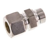 G 3/4'' Male x 20S Stainless steel Straight Compression Fitting with FKM Seal 400 Bar DIN 2353