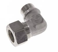 G 3/4'' Male x 22L Stainless steel 90 deg Elbow Compression Fitting 160 Bar DIN 2353