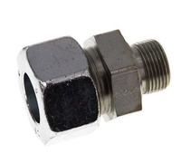 G 3/4'' Male x 25S Zinc plated Steel Straight Cutting Ring 400 Bar DIN 2353