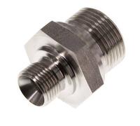 G 3/4'' x G 3/8'' Stainless steel Double Nipple 400 Bar - Hydraulic