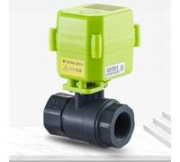 G 3/8" 1/2" 1" 1-1/4" PVC Motorized Ball Valve AC220v DC9v-24v Signal Feedback Motor Control with Visualization Window(1/2",DC9V-24V-XY-03K)