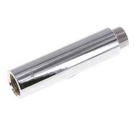 G 3/8'' F/M Chromium plated Brass Extension DIN 3523 - 80 mm