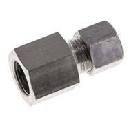 G 3/8'' x 10L Stainless steel Straight Compression Fitting 315 Bar DIN 2353