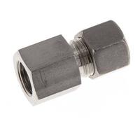G 3/8'' x 10S Stainless steel Straight Compression Fitting 630 Bar DIN 2353
