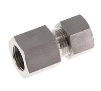 G 3/8'' x 12L Stainless steel Straight Compression Fitting 315 Bar DIN 2353