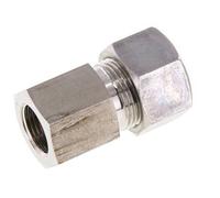 G 3/8'' x 15L Stainless steel Straight Compression Fitting 315 Bar DIN 2353