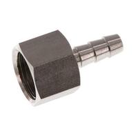 G 3/8'' x 6mm Stainless steel Hose barb 40 Bar