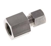 G 3/8'' x 8L Stainless steel Straight Compression Fitting 315 Bar DIN 2353