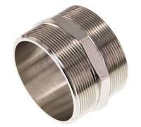 G 3'' Nickel plated Brass Double Nipple 16 Bar