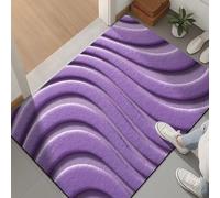 G,50*80,Bathroom Rug, White Blue Marble Bath Rug,Front Door Mat Indoor Outdoor Entrance, 3D Optical Illusion All-Weather Doormat, Home Decor Non-Slip Floor Mat,Mud Mat for Indoor and Outdoor