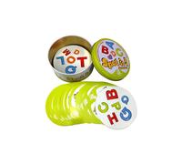 (G) 8+ Dobble spot it cards game with animals, alphabets and numbers