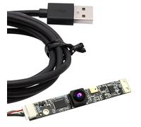 G 8MP USB Camera Module with Microphone Wide Angle PC Camera for Computer 4K Lightburn Camera for Laser Engraver Mini Strip Fixed Lens Webcam CCTV USB Surveillance Camera for Raspberry Pi (102°)