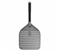G.a HOMEFAVOR 12 Inch Perforated Pizza Peel, Hard Anodized Aluminum Pizza Paddle with Detachable Handle for Compact Storage, Non Stick Pizza Oven Peel for Homemade Pizzas Bread