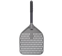 G.a HOMEFAVOR 12inch Perforated Pizza Peel, Professional Rectangular Pizza Paddle, Hard Anodized Aluminum Turning Pizza Oven Peel 12x14 Inch Blade