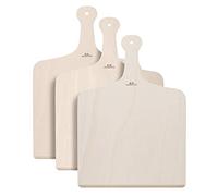 G.a HOMEFAVOR 3 Pieces Wood Pizza Peel, Pizza Paddle Serving Board Set Pizza Spatula for Oven or Grill for Homemade Pizza Cake Bread