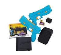 G’AIM’E Premium Lightgun Arcade System - Time Crisis, Point Blank & Steel Gunner Pre-Installed - Plug & Play Retro Gaming Console for Modern TV & Projector - Includes Foot Pedal