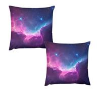 G-alaxy Fashion 2 Pack Pillowcases Plush Throw Pillow Covers Printing Body Cushion Protective Case