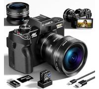 G-Anica TURE 4K Digital Cameras for Photography，48MP/60FPS Video Camera for Vlogging, Vlogging Camera for YouTube, Small Camera.Wide-Angle & Macro Lens