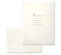 G.C.PRESS Unlu Bandeau White Horizontal Ruled Stationery / Envelope Set
