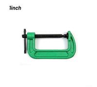 G-Clamp Heavy-Duty Woodworking Clamp for Mechanical Maintenance, Construction & DIY Projects - Cast Iron Body, Adjustable Jaw Width, Quick-Release Lever -(1inch)