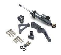G Compatible With Ducati For Monster 696 796 795 Motorcycle Damper Stabilizer Support Kit Mounting Holder Steering Damper Bracket Accessories(Grey)