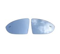 G Compatible With VW For GTI For GOLF MK7 2014-2018 2019 Car Heated Exterior Side Rearview Mirror Glass Blind Spot Warning OEM:5G0857521 5G0857522(Left and Right)