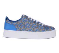 GUESS Women's Giaa5 Oxford Flat, Blue, 7 UK