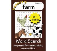 G Daddy's Farm Word Search Puzzle Book: Word searches with easy to read print about farms, farm life, farm animals and more, 6X9 inches, 110 pages, ... for vacations, holidays and free time.