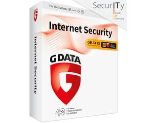 G DATA Internet Security 2022 | 3 devices - 1 year | Antivirus program with parental control | PC, Mac, Android, iOS | DVD | including webcam cover | future updates included
