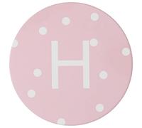 G Decor 5 Colour Polka dots Mug Coaster (H, Pink)