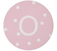 G Decor 5 Colour Polka dots Mug Coaster (O, Pink)