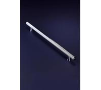 G Decor Chelsea Diamond-Knurled Brass Bar Pull Handle in Polished Chrome, 224 mm Centres - Kitchen Cabinet, Cupboard and Drawer Handle, M4 Screws Included