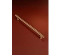 G Decor Chelsea Diamond-Knurled Solid Brass Bar Pull Handle in Satin Brass, 160 mm Centres - Kitchen Cabinet, Cupboard and Drawer Handle, M4 Screws Included