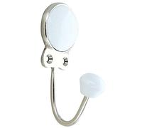 G Decor Light Blue Ceramic Vintage Shabby Chic Porcelain Coat Hook (White)