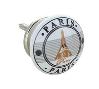 G Decor London Paris New York Ceramic Door Knobs Vintage Shabby Chic Cupboard Drawer Pull Handles (Paris 4599)