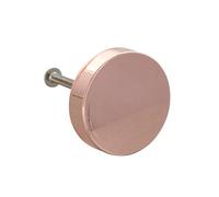 G Decor Luxury Rose Gold and Silver Cabinet Pull Knobs Vintage Shabby Chic Cupboard Drawer Pull Handles (Rose Gold Single)