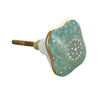 G Decor Milano Collection Ceramic Door Knobs Vintage Shabby Chic Cupboard Drawer Pull Handles (Milano Collection I)