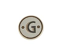G Decor Pub Black and gold Tile Monogram Alphabet initial Coasters Letter A-Z (G)