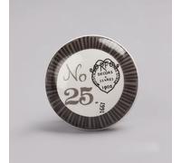 G Decor Retro Ceramic Door Knob Vintage Shabby Chic Cupboard Drawer Pull Handle (No 25 (Grey Edge))