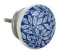 G Decor Royal Blue Ceramic Door Knob Vintage Shabby Chic Cupboard Drawer Pull Handle (Royal Blue Ill)