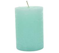 G Decor Scented Marble Modern Light Green Gardenia Pillar Candle, Perfect for Meditation, (Small)