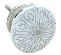 G Decor Success Ceramic Door Knob Vintage Shabby Chic Cupboard Drawer Pull Handles (Success III)