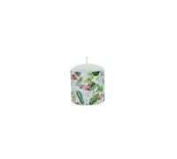 G Decor Tropical Flamingo Floral Retro Pillar Candle Anniversary New Home Gift (Small Pillar)