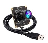 G ELP 1080P 120fps USB Fisheye Camera Module for Computer, 12MP PC Camera, Wide Angle Web Camera for Desktop Computers, Industrial Embedded USB Security Camera, Mini Lightburn Camera