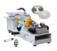G-em Faceting and Polishing Machine, 750w Drilling Machine Cutting Machine,Jewelry Polishing Machine & Adjustable Speed Bench Polisher, Mini Table Saw,for G-em Cutting and DIY Crafts