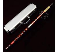 G F E D C key bamboo flute traditional handmade Chinese music woodwind instrument research level cloak (color: F) (G)