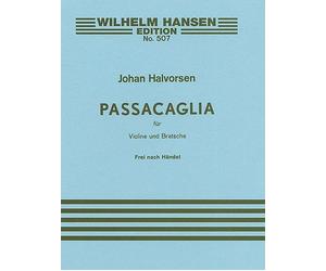 G.F. Handel/Johan Halvorsen: Passacaglia in G Minor for Violin and Viola (Score & Parts)