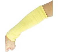 G & F Products 100% Kevlar 12-Inch Cut Resistant Knit Sleeve without Thumb Hole, Yellow, Sold by 6-piece pack