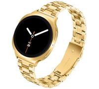 G-ficu Slim Metal Band for Samsung Galaxy Watch 8 Band 40mm 44mm/Galaxy Watch 8 Classic Band 46mm Women Men, Stainless Steel Thin Dressy Replacement Bracelet Strap for Samsung Watch 8 Bands-Gold